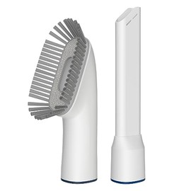 oneisall Hair Suction LM2 (Blue) Accessories - Long Suction Head + Cleaning Brush for Pet Hair Removal on Furniture & Products - Fits oneisall Pet Grooming Vacuum (B0BHYZV3HY) - White - For Dog Owners
