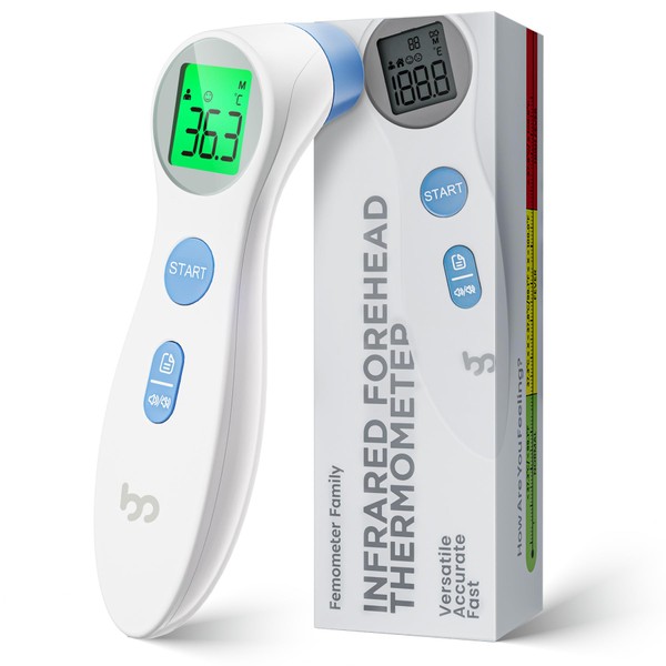 Kontaktloser Fieberthermometer für Babys, Stirn-Infrarot Digital-Thermometer, Stirn-Infrarot-Thermometer Digital, schnell und