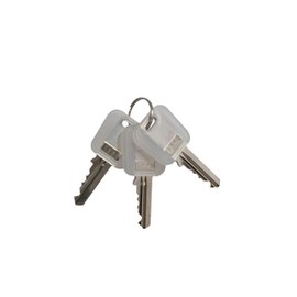Mintai Wire Lock [MT-203] White Key Hole Shutter Bracket Included MT-203 White