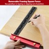 8 Inch Removable Carpenter Framing Square Fence with Edge Marking