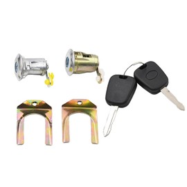 9170.Y8 Car Cylinder Door Lock Barrel Key Set Compatible with Peugeot 107 Citroen C1 Toyota Aygo 2005-2014 1608746380 9135S2 9136.T0