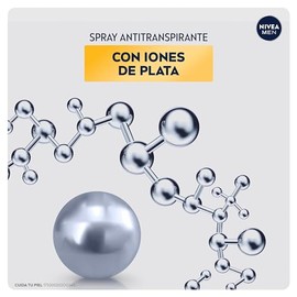 NIVEA MEN Desodorante Antibacterial Iones de Plata Hombre, Silver Protect 72 horas Protección Antitranspirante, 150 ml : Amazon.com.mx: Salud y Cuidado Personal