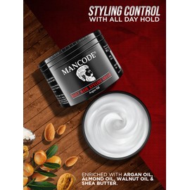 Mancode Hair Styling Cream Daily Hair Styling Cream for Men Soft Smooth Glossy Hair Nourishes 100 gm (Pack of 1)