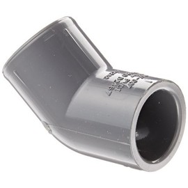 Spears 817 Series PVC Pipe Fitting, 45 Degree Elbow, Schedule 80, 3/4 Socket NumberOfItems: 1 Size: 3/4 Model: 817-007 (Hardware & Tools Store)