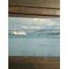 PACIFIC NORTHWEST WASHINGTON STATE FERRIES CHRISTMAS POST CARD FERRY IN
