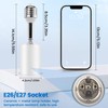 NWPangu 3PCS Light Bulb Socket Extender,E26/E27 Bulb Extender Socket,350 Degree