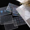 sourcing map 10Pcs Photocard Holder, Holographic Clear Card Sleeves, Photo