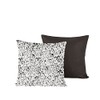 2 x Decorative Printed Cushion Covers 100% Cotton Satin