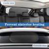 RHQFDM Heckscheibe Sonnenschutz Kit,Mesh Sonnenschutz für Heckscheibe,Hund&kindersicherer Autosonnenschutz,im Auto Hinten,Durchlüftet