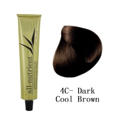 All-Nutrient Permanent Cream Hair Color - 4C Dark Cool Brown