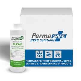 PermaSafe HVAC Solutions CLEAN System & Air Deodorizer, Removes and Prevents Return of Odors, Restores & Enhances Indoor Air Quality