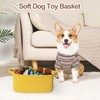 Cute Yellow Gift Basket, Woven Baskets for Gifts Empty, Cotton