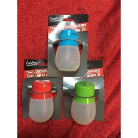 GBI Silicone Squeezable Portable Salad Dressing Container Travel Dressing On The Go