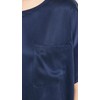 Lunya Women's Washable Silk Oversized Sleep Tee, Deep Blue, S