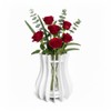 Set di vasi in legno, 11,9 x 11,9 cm, per