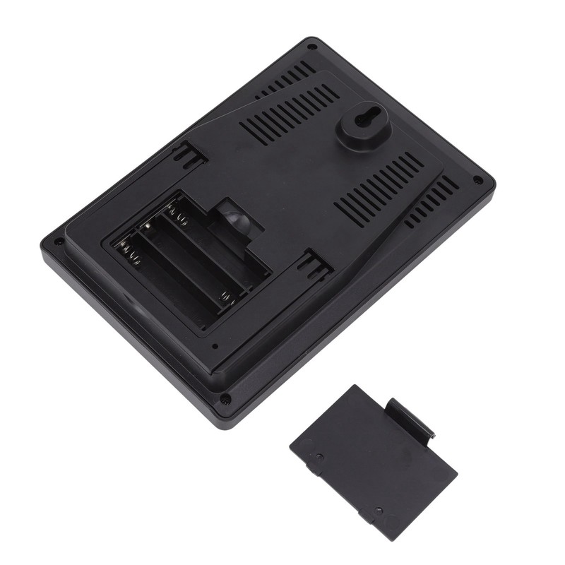 Weather Stations Wireless Indoor Outdoor Color Display Black 3 Channels