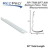 RecPro RV Bottom Fiberglass Trim | Non-Insert RV Trim Edge