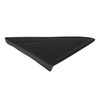 Rearview Triangle Molding Cover Black Front Mirror Side Corner Triangle