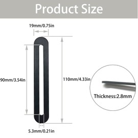 Adjustable Flat Connectors Stainless Steel Perforated Plates Wood Connector Connection Plate - 5PCS 110 x19 mm Flat Corner Bracket with Slotted Hole for Repair Fixing Wood, Furniture and DIY Projects