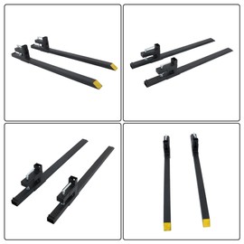 LiGuVCY 60 2000lbs Clamp on Pallet Forks Replacement for Tractor Attachments Skid Steer Loader Bucket