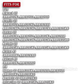 2Pcs Speed Up 35T Differential & 14T Main Gear Set Upgrades Part for 1/10 Bigrock/Granite/Senton/Vorteks 3S,Kraton/Outcast 4S,1/8 Typhon/Vendetta/Infraction 3S,