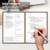 Undated Daily Planner with Hourly Schedule - To-Do List Notebook