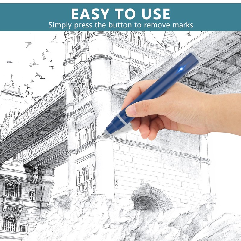 Foyucool Electric Eraser, USB C Rechargeable Pencil Eraser with 220