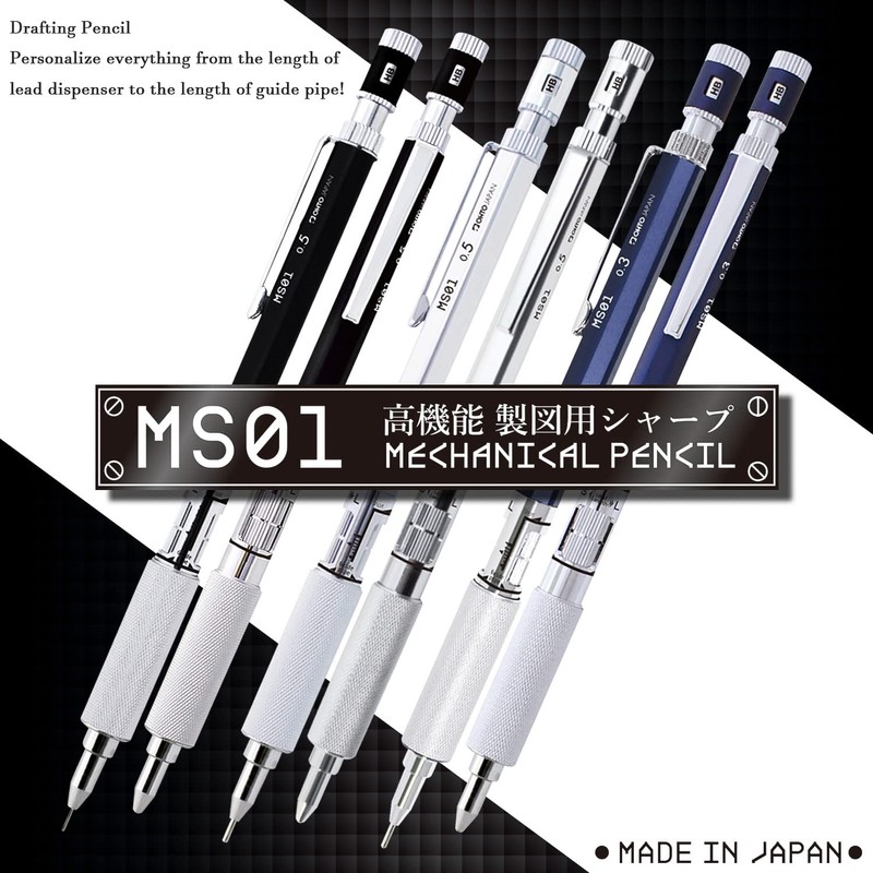 OHTO MS01 Mechanical Pencil 0.5 mm Black