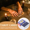 Knight Tarot Cards for Beginners Divination Fortune Telling Toy Holographic