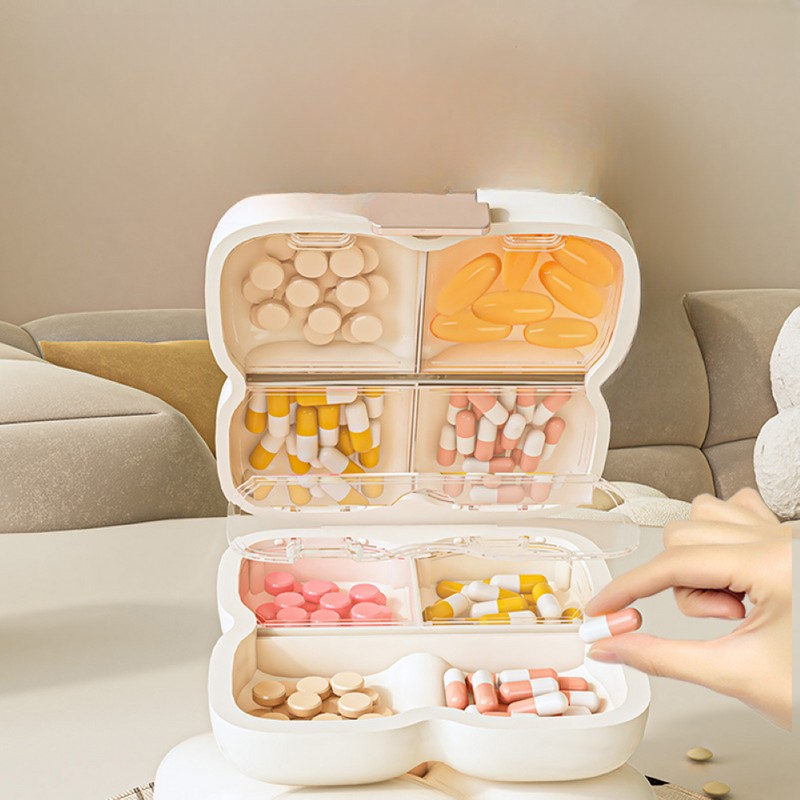 마마마켓 7칸 데일리 휴대용 약통 Mama Market 7-Compartment Daily Portable