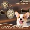 MTERSN Farmhouse Key Holder for Wall - Decorative Rustic Dog