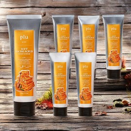 Flu Skin Care Skin Purification Soft Facial Scrub Honey & Sugar 6pcs 100g / 플루 피부관리 피부정화 소프트 페이셜 스크럽 허니 앤 슈가 6개 100g
