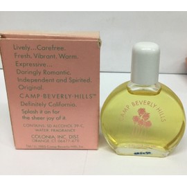 Camp Beverly Hills Vintage Mini Cologne The Splash 0.5 OZ, As Puctured