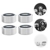 Housoutil 4pcs Aluminum Alloy Speaker Isolation Feet Pads Anti- Base