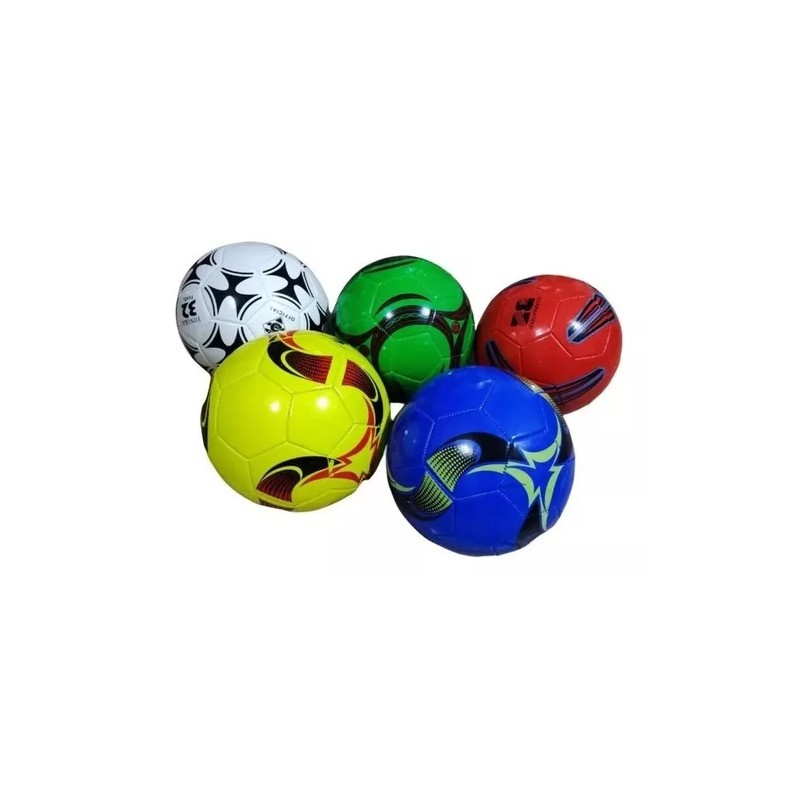 D.E Balón Pelota Futbol N. 5 Soccer Deportivo Clásico Colores