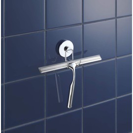 Vacuum Loc Shower Wiper with Holder