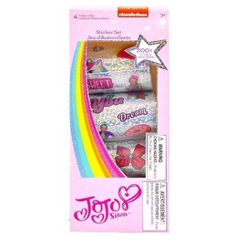 UPD JoJo Siwa Sticker in Holographic Long Box - Includes 4 Holographic Sticker Rolls