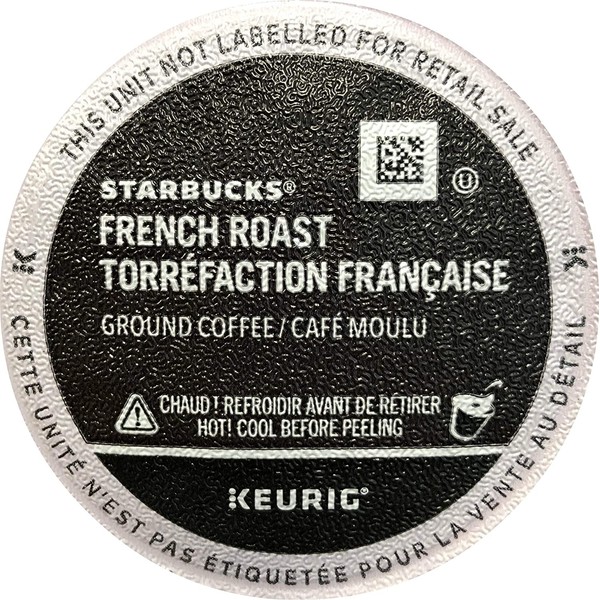 Starbucks French Roast K-Cups for Keurig Brewers, 96 Count - Packaging May Vary