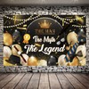 MELTELOT The Man The Myth The Legend Backdrop Banner,Large Size