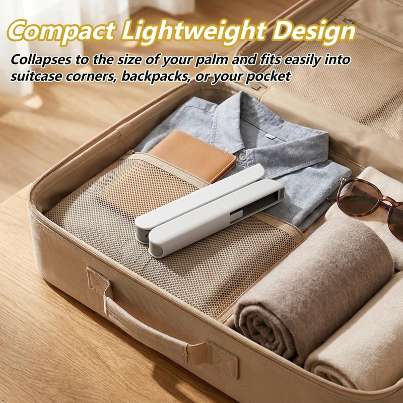 4Pcs Plastic Travel Hangers Foldable