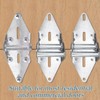 Eagles 6 Packs Garage Door Hinges with Galvanized Finish Heavy