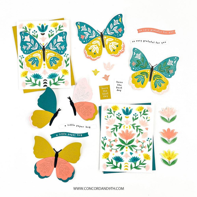 CONCORD & 9TH Whimsical Wings Troqueles