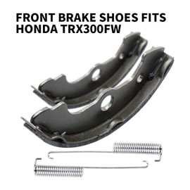 Front Brake Shoes Set Compatible With Honda TRX300FW FOURTRAX 300 FW 4X4 1988 1990-2000