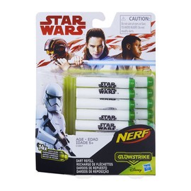 Star Wars Nerf Glow Strike Darts 14 Pack