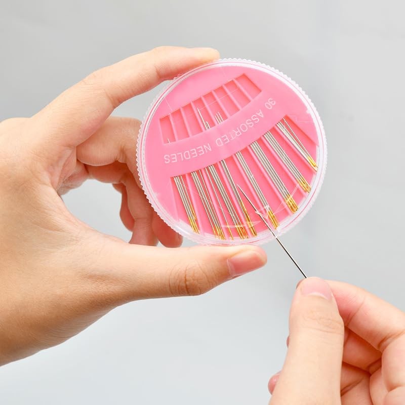 JollMono 30Pack Premium Sewing Needles for Hand Sewing Repair, 6