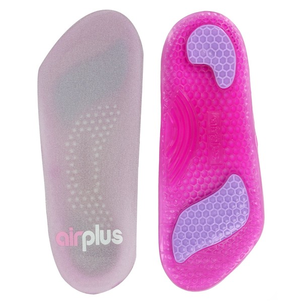 Airplus womens Women's shoe insoles, Pink, 5-11 US