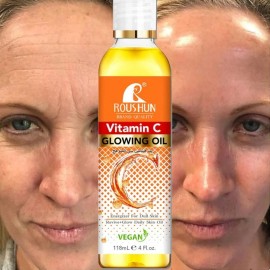 Creme Vitamin C Body Lotion + Skin Brightening Body& Face Oil, 500ml [USA Stock ]