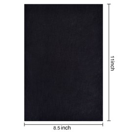 Hotop 100 Sheets Carbon Transfer Paper, Black Tracing Paper for Wood, Paper, Canvas and Other Art Surfaces (8.5 x 11 Inch)