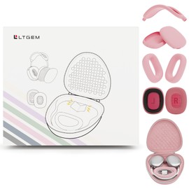 Smart Case for AirPods Max Headphones,Supports Sleep Mode, Product Includes AirPods Max Ear Pad Case Cover/Ear Cups Cover/Headband Cover/Earpads/Smart Case,Provided by LTGEM (Pink)
