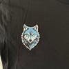 3.5" Wolf Iron On Patch - Embroidered Wolves Be Tactical